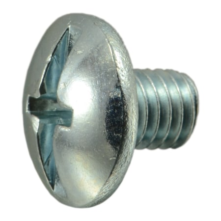 Midwest Fastener #10-32 x 1/4 in Combination Phillips/Slotted Truss Machine Screw, Zinc Plated Steel, 50 PK 36141